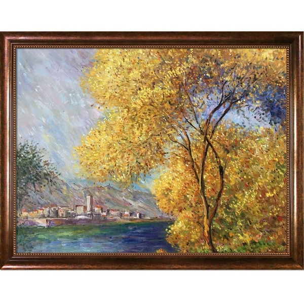 Claude Monet 'Antibes, View of Salis' Hand Painted Oil Reproduction