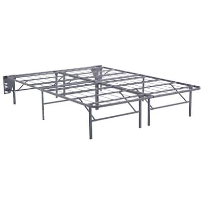 Better than a Boxspring Gray Queen Riser