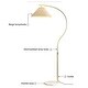 preview thumbnail 11 of 11, 63 Inches Arched Floor Lamp for Bedrooms and Living Rooms