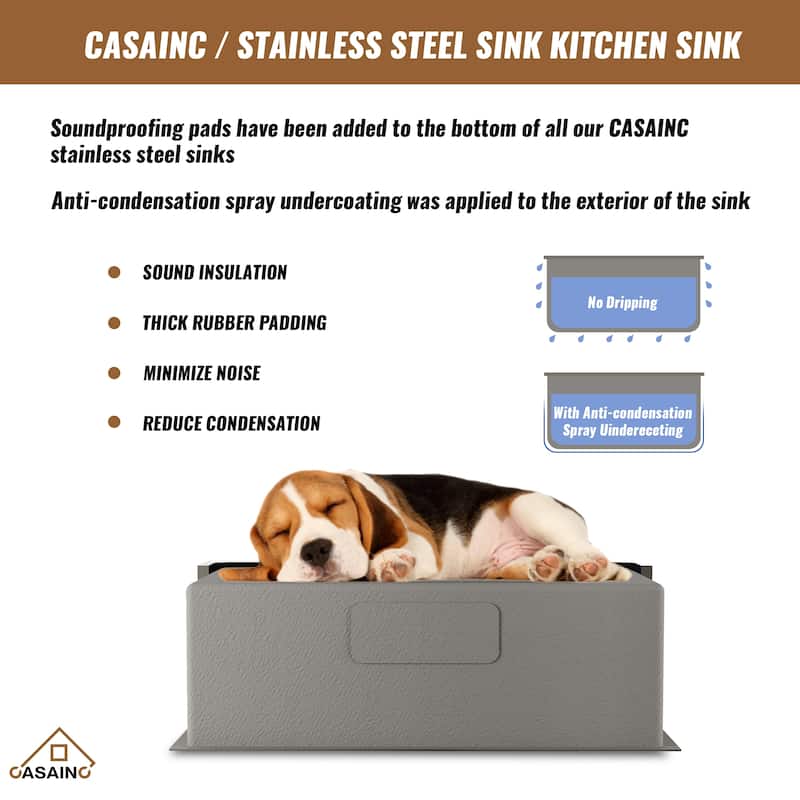 Farmhouse/Apron-Front Single Bowl 16 Gauge Stainless Steel Workstation Kitchen Sink with Accessories and Pull Down Faucet Sets