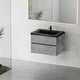 preview thumbnail 60 of 75, GDFStudio - Carter Floating Bathroom Vanity with Quartz Sand Countertop & Soft-Close Drawers