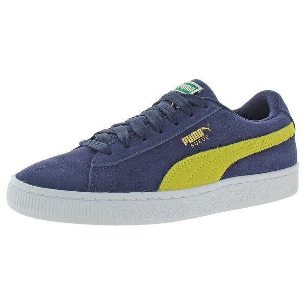 puma navy suede classic trainers