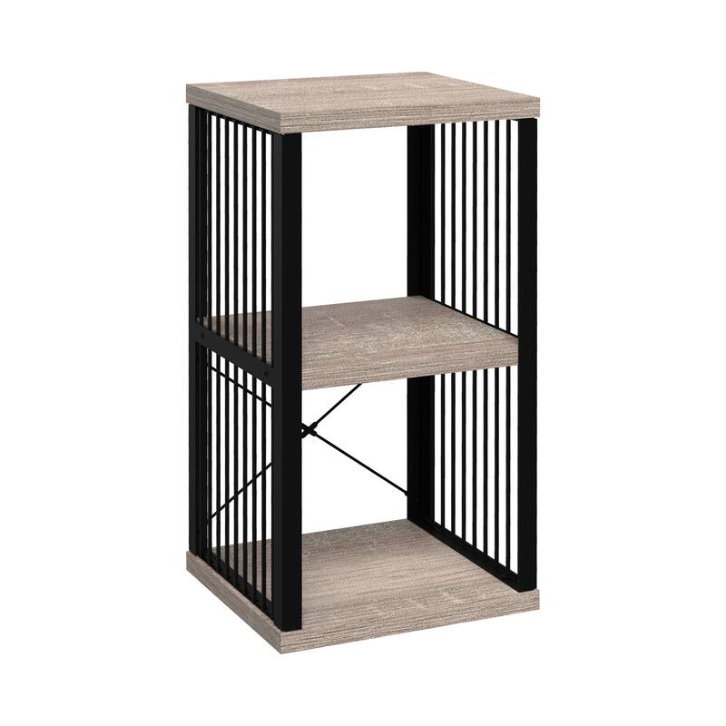 ClosetMaid Steel Frame 2-Cube Organizer - Weathered Grey