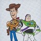 preview thumbnail 4 of 3, Disney Toy Story Woody & Buzz Lightyear Framed Wall Art for Kids Room
