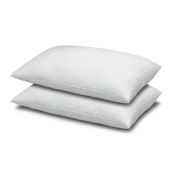 Serta all sleep position shop premium memory gel fiber pillow
