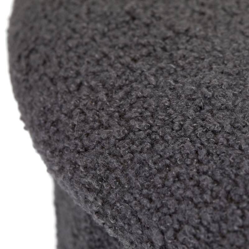 Aria Home Teddy Fabric Ottoman Coffee Table with Hidden Storage