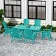 preview thumbnail 40 of 60, Altura 7-Piece Poly Eco-Friendly All Weather Outdoor Dining Set with Armchairs