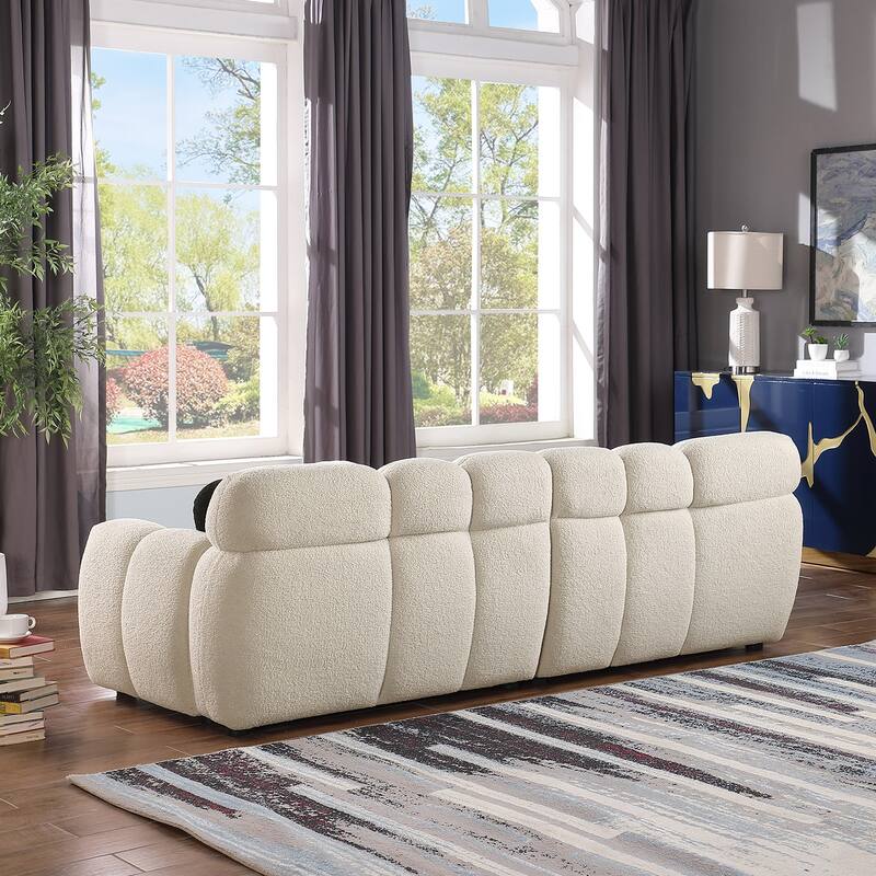 Modern ergonomic marshmallow sofa for living room