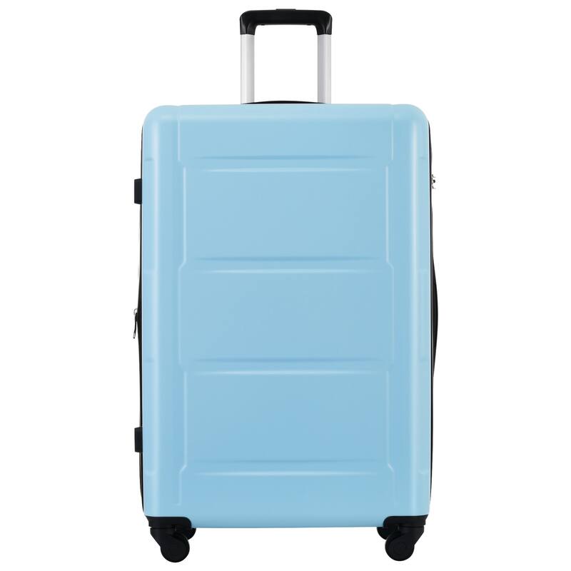 2-Piece, Modern Luggage Sets, Expandable Luggage with 360-Degree Swivel Wheels and TSA lock, for Boarding Travel, Light Blue