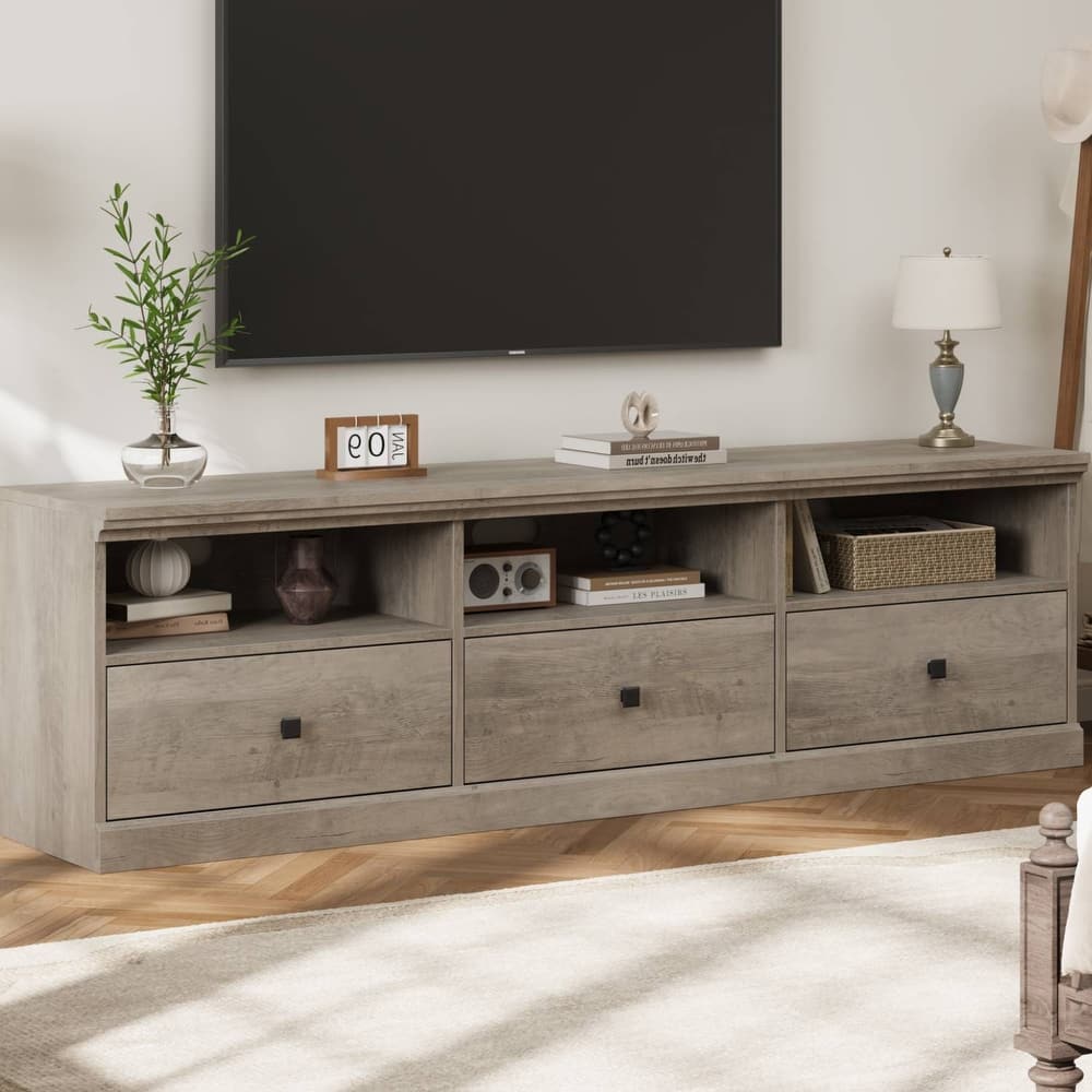 Modern TV Console Table, TV Stand with Storage Drawer - N/A