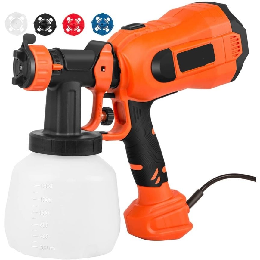 Cordless Paint Sprayer, Electric HVLP Powerful Spray Gun - Bed Bath &  Beyond - 37527953