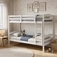 preview thumbnail 1 of 10, Furniture of America Plains Twin/Twin Detachable Solid Wood Bunk Bed White