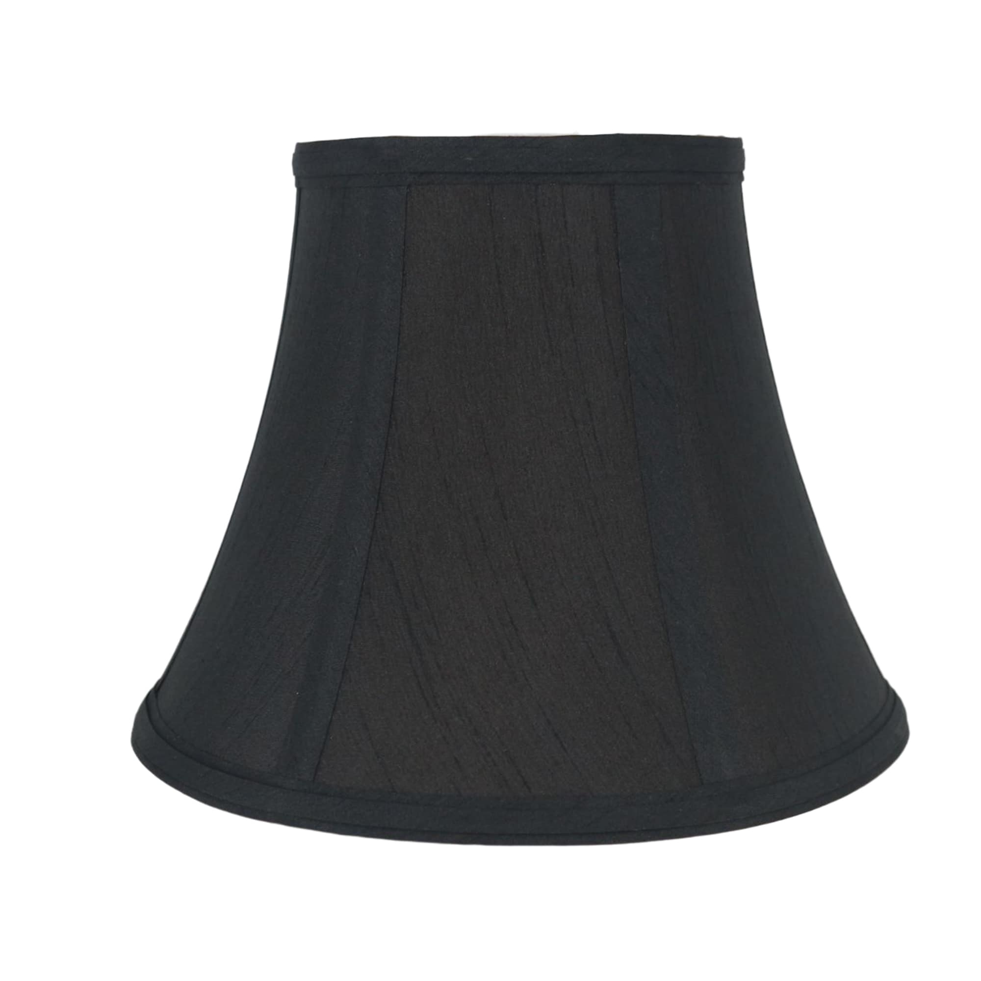 Faux Silk Bell Lamp Shade, 5 inch Top, 9 inch Bottom, 7 inch Slant