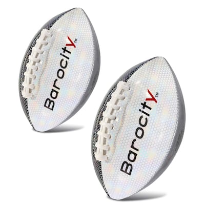 Barocity Footballs for Kids- Mix Silver, Black, Gold Size 3 and Size 6