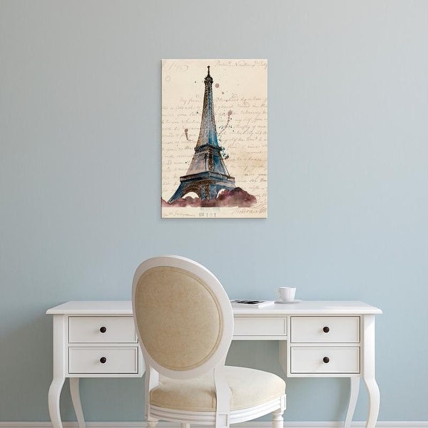 Easy Art Prints Melissa Wang's 'Letters from Eiffel' Premium Canvas Art