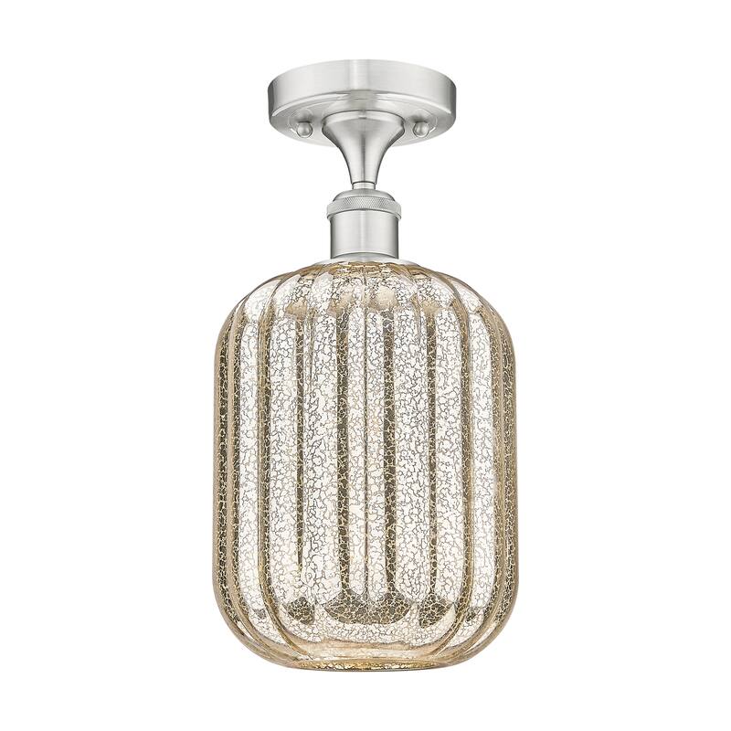 Innovations Lighting Endless Possibilities Ballston - Preston - 1 Light 7" Jar Shade Semi-Flush Mount