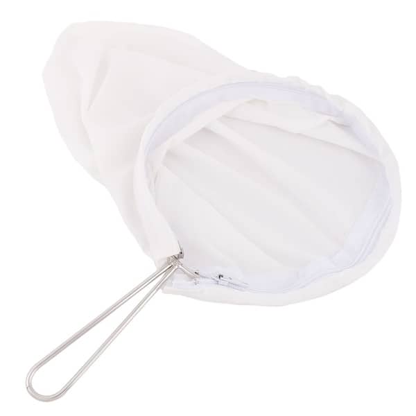 Shop Stainless Steel Handle Coffee Tea Cloth Strainer Filter Sock