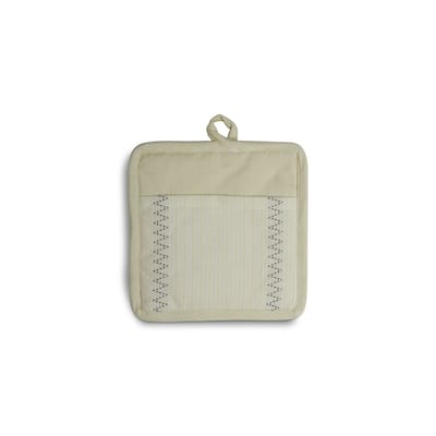 Natural Living Potholder Citron Made Of Bamboo Cotton With Hang Loop For Kitchen Counter Pots Pans