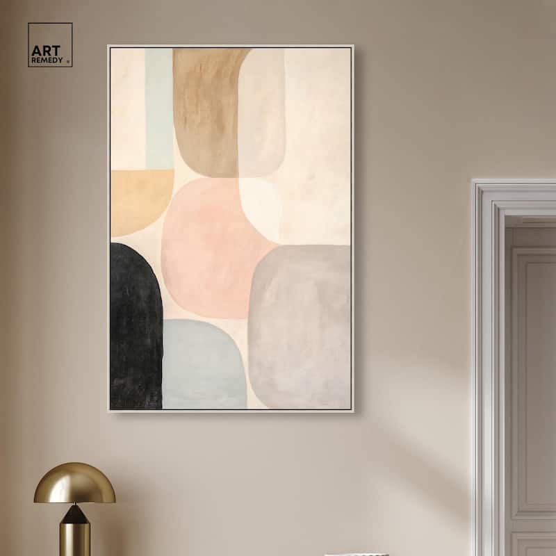 Soft Cubism II Canvas by Art Remedy