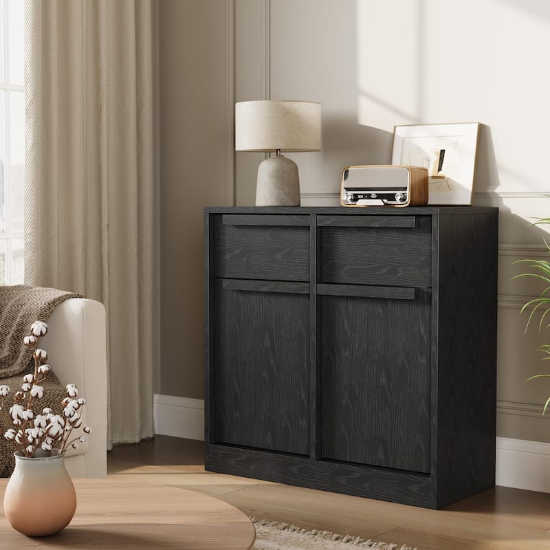Sideboard Buffet Cabinet with 2 /4Drawers, 31.5"/62.4" Large Coffee Cabinet with Storage