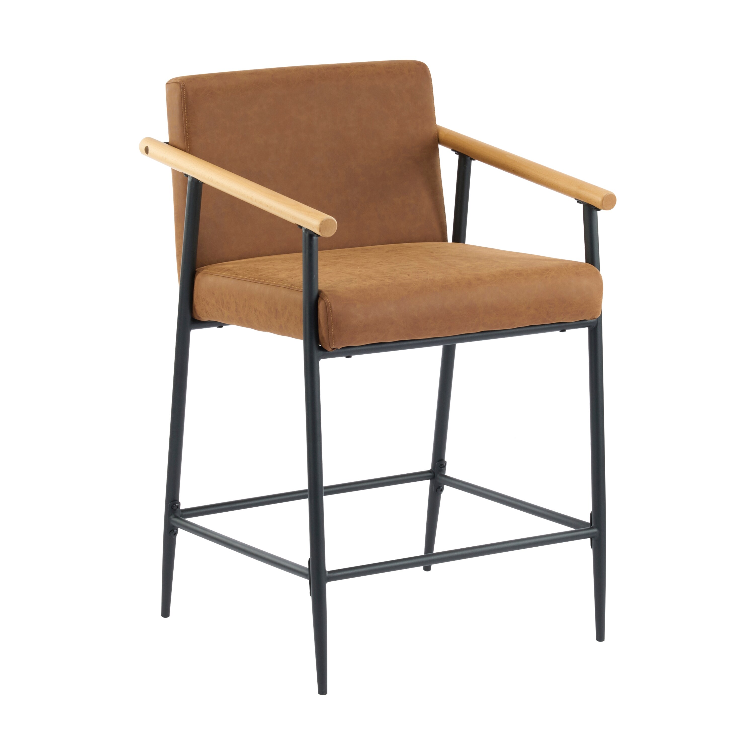 Counter Stool Set with Iron Frame