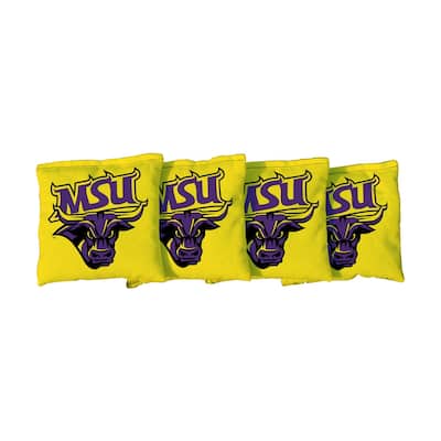 Minnesota State University Mavericks Yellow Cornhole Bags