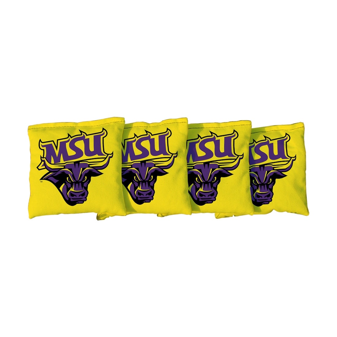 Minnesota State University Mavericks Yellow Cornhole Bags