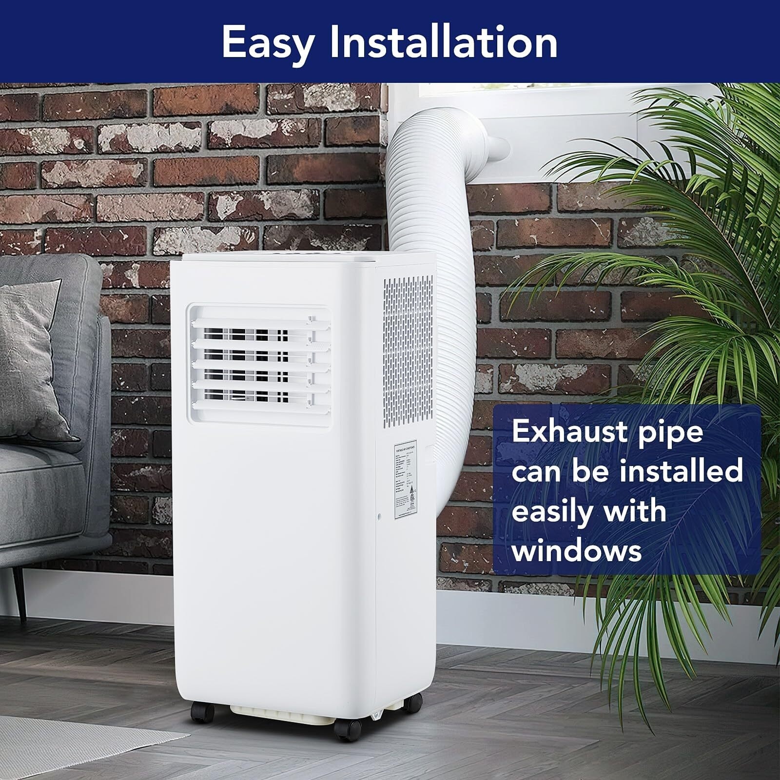 Portable Air Conditioner 10,000 BTU Powerful Cooling up to 450 Sq.Ft