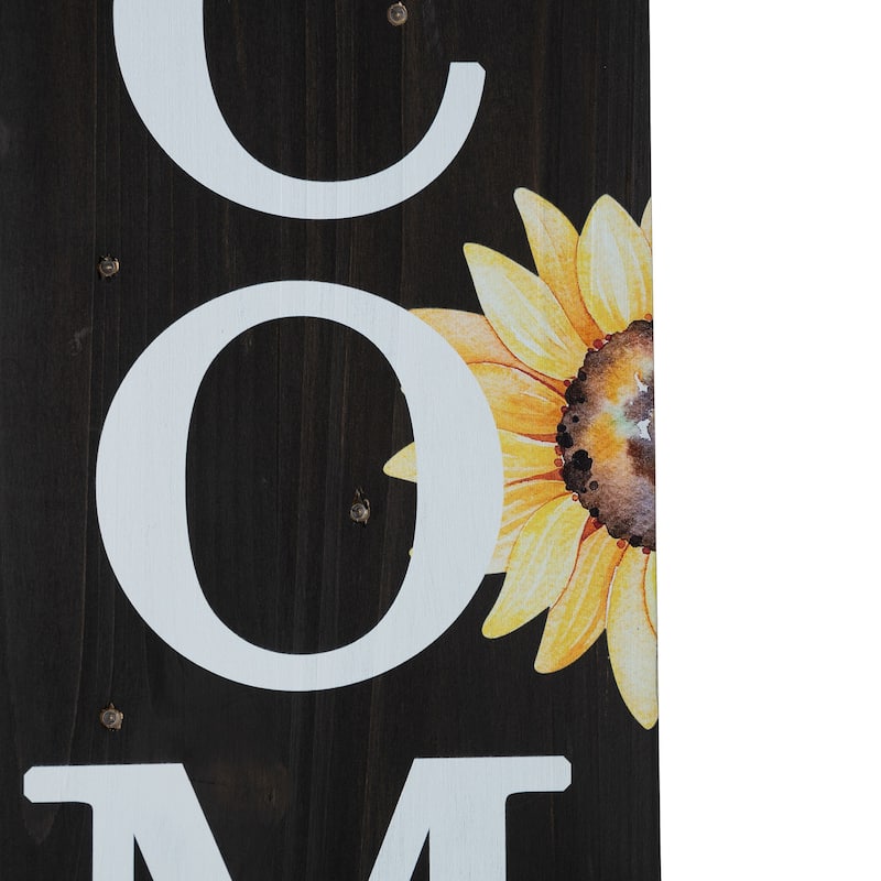 Glitzhome 42"H Fall Lighted Wooden Porch Sign