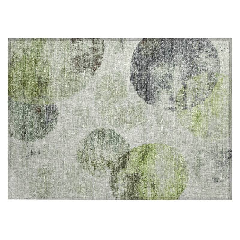 Machine Washable Indoor/ Outdoor Contemporary Micha Chantille Rug