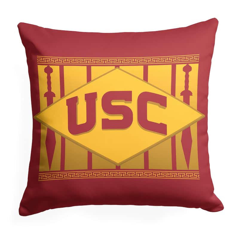 NCAA USC Trojans Sword 18 Inch Throw Pillow