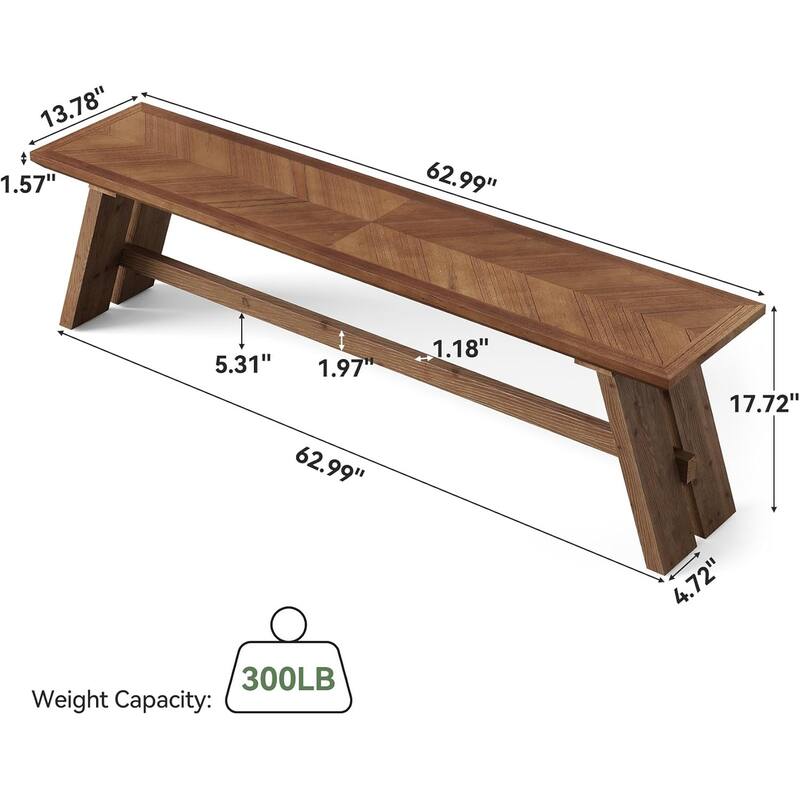 Solid Wood End Table, Modern C-Shaped Side Table with 2-Tier Storage, Minimal Rustic Couch Bedside Table Nightstand