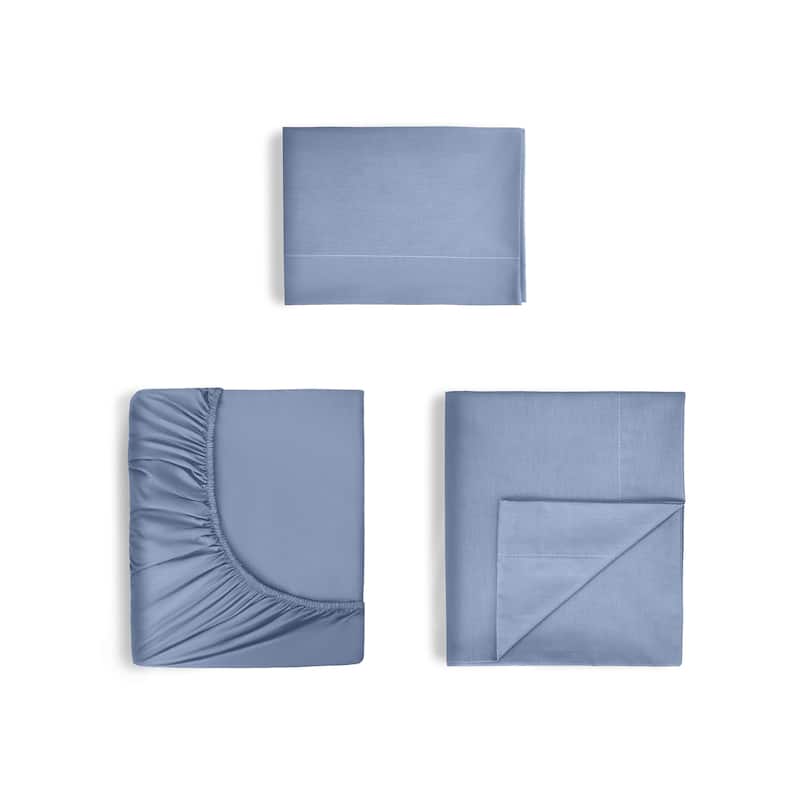 Martex 400 TC 100% Cotton Sateen, Deep Pocket, Silky Soft Sheet Set