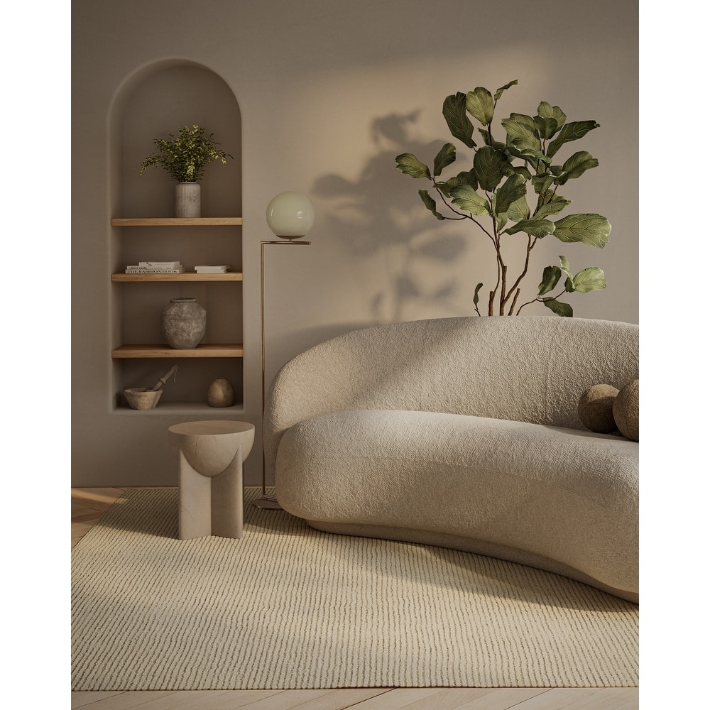 Momeni Everett Solid Color Hand Tufted Wool Area Rug