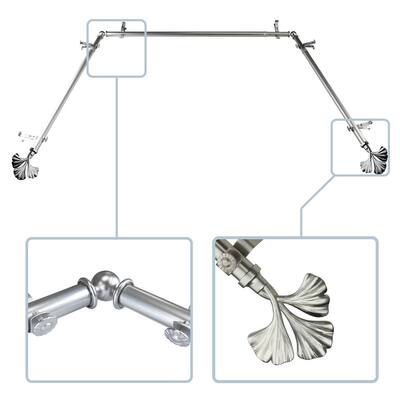 InStyleDesign Sunder 13/16" Bay curtain rod 20"-36", 38"-72"