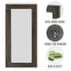 preview thumbnail 33 of 38, Rustic Wood Freestanding Full-length Floor Mirror
