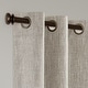 preview thumbnail 82 of 90, Linen Texture 100% Blackout Grommet Curtain Pair(2 panels)