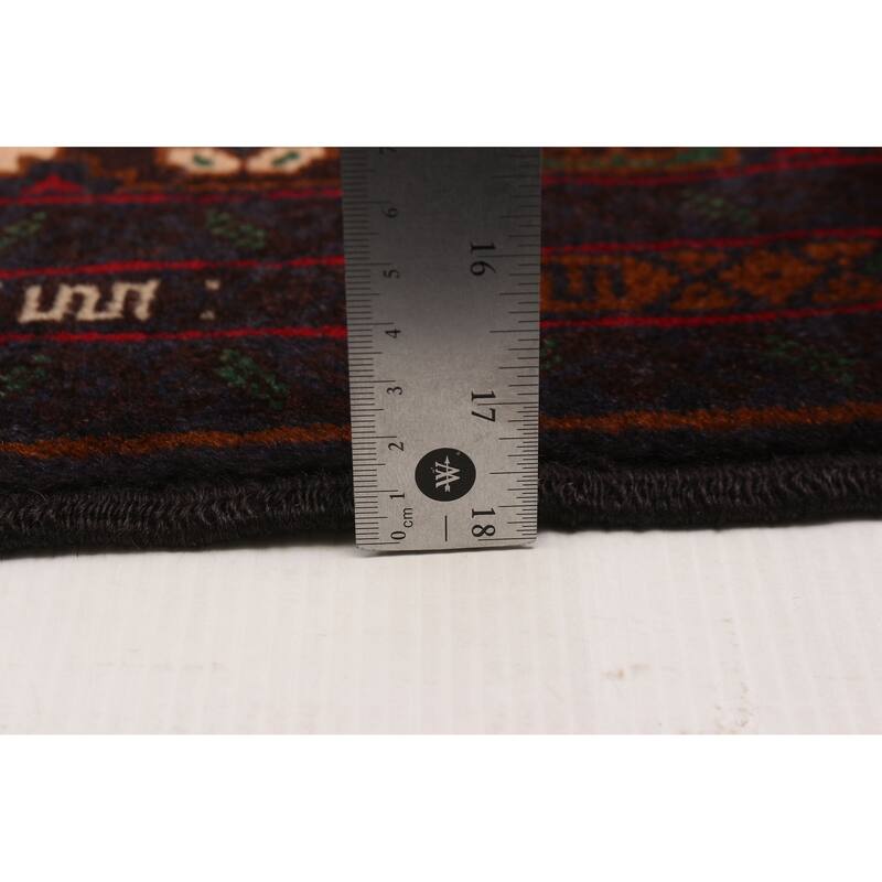 Teimani Navy Rug 3'10" x 6'7" - 3'10 x 6'7