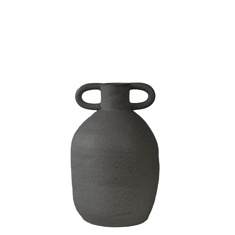 Sm. LONG Black Vase - Black