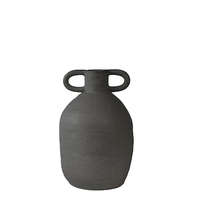 Sm. LONG Black Vase - Black