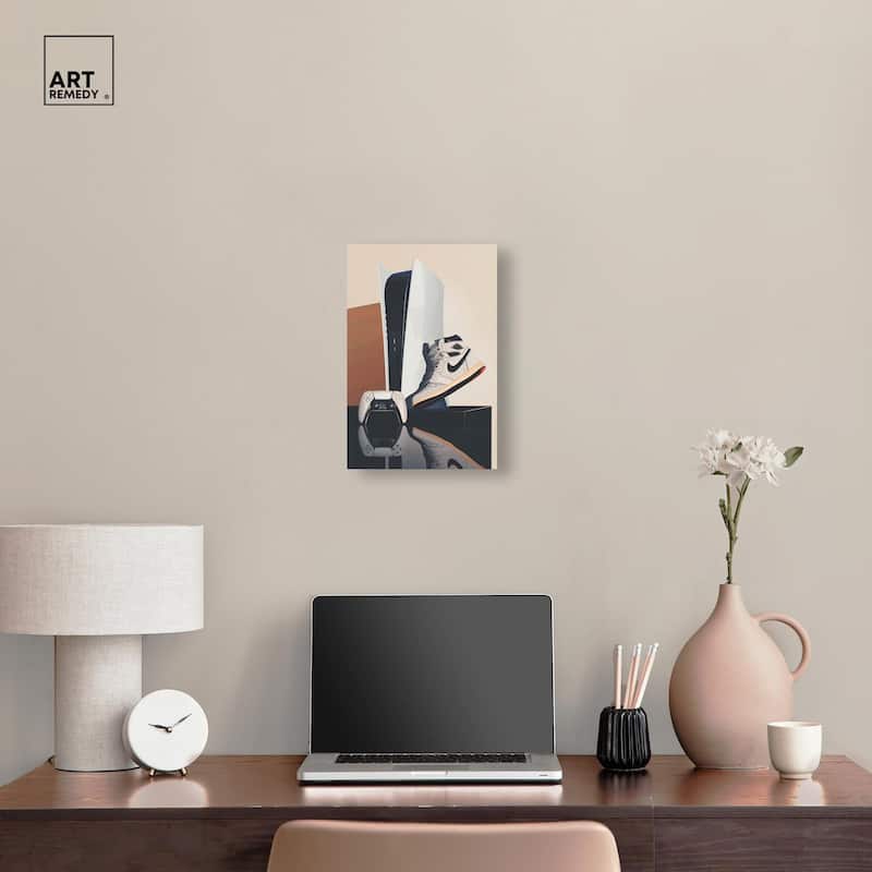Stylish Gamer Canvas by Art Remedy, Gallery Wrapped