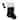 20.5-Inch Black and White Christmas Stocking with Corduroy Cuff - 20.5"