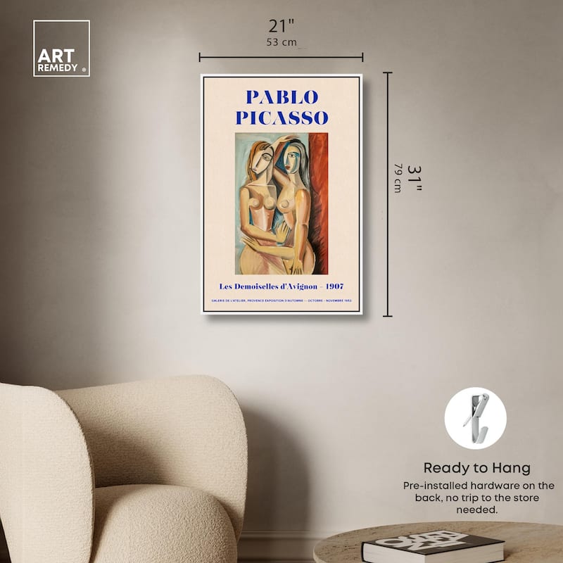 Picasso's Avignon Canvas by Art Remedy