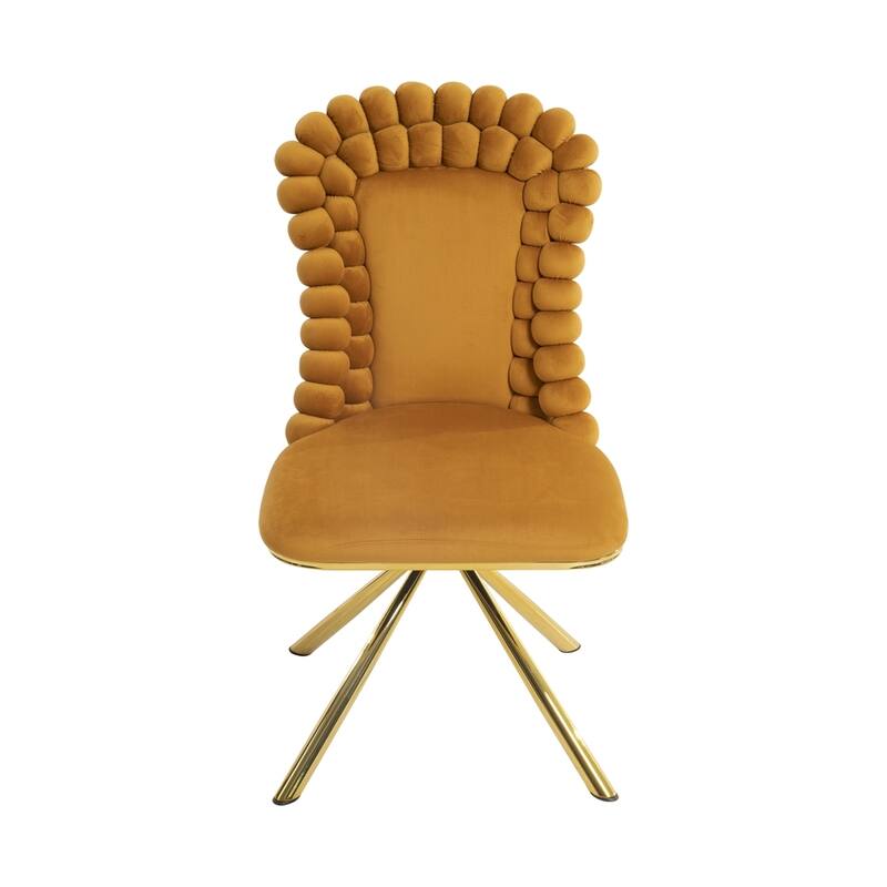 360 Degree swivel Velvet Accent Chairs Vanity Chair Set of 2