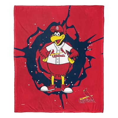 MLB Mascots St. Louis Cardinals Silk Touch Throw Blanket