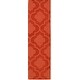 preview thumbnail 17 of 53, Hand-Woven Ali Tone-on-Tone Moroccan Trellis Wool Rug (2'3 x 10') - 2' 3" x 10' Orange