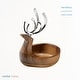preview thumbnail 11 of 12, Nambe Holiday Reindeer Candy Dish