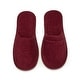 preview thumbnail 1 of 7, Men's Terry Cotton Bath Slippers Burgundy - Large