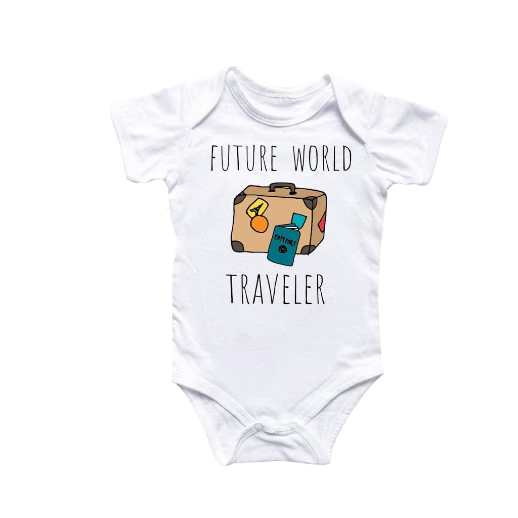 Travel Adventuer - Baby Boy Girl Clothes Infant Bodysuit Funny Cute Newborn 6