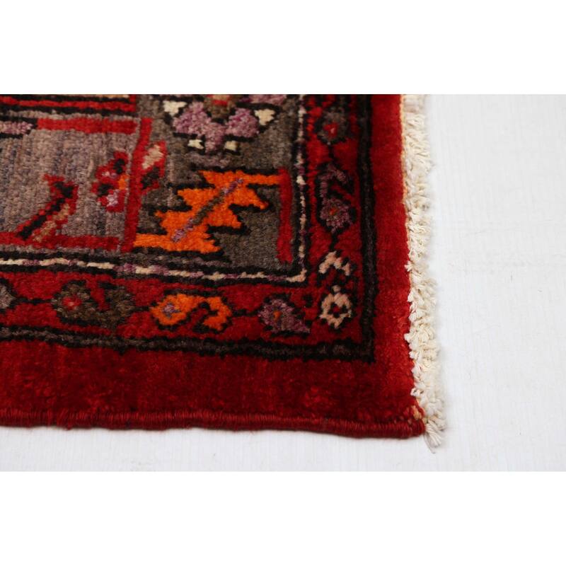 ECARPETGALLERY Hand-knotted Andelz Red Wool Rug - 3'7 x 6'7